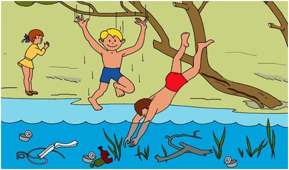 Правила безопасного поведения детей на воде.
