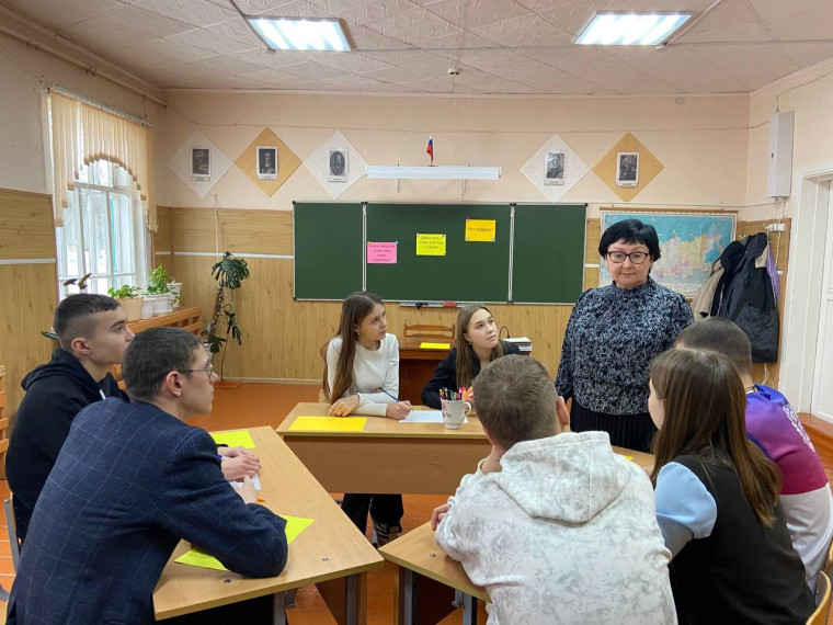 ученикам Новоникулинской средней школы о сохранении жизни.