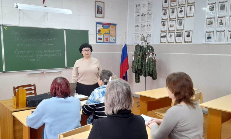 ЕДБ в Новоникулинской СШ.